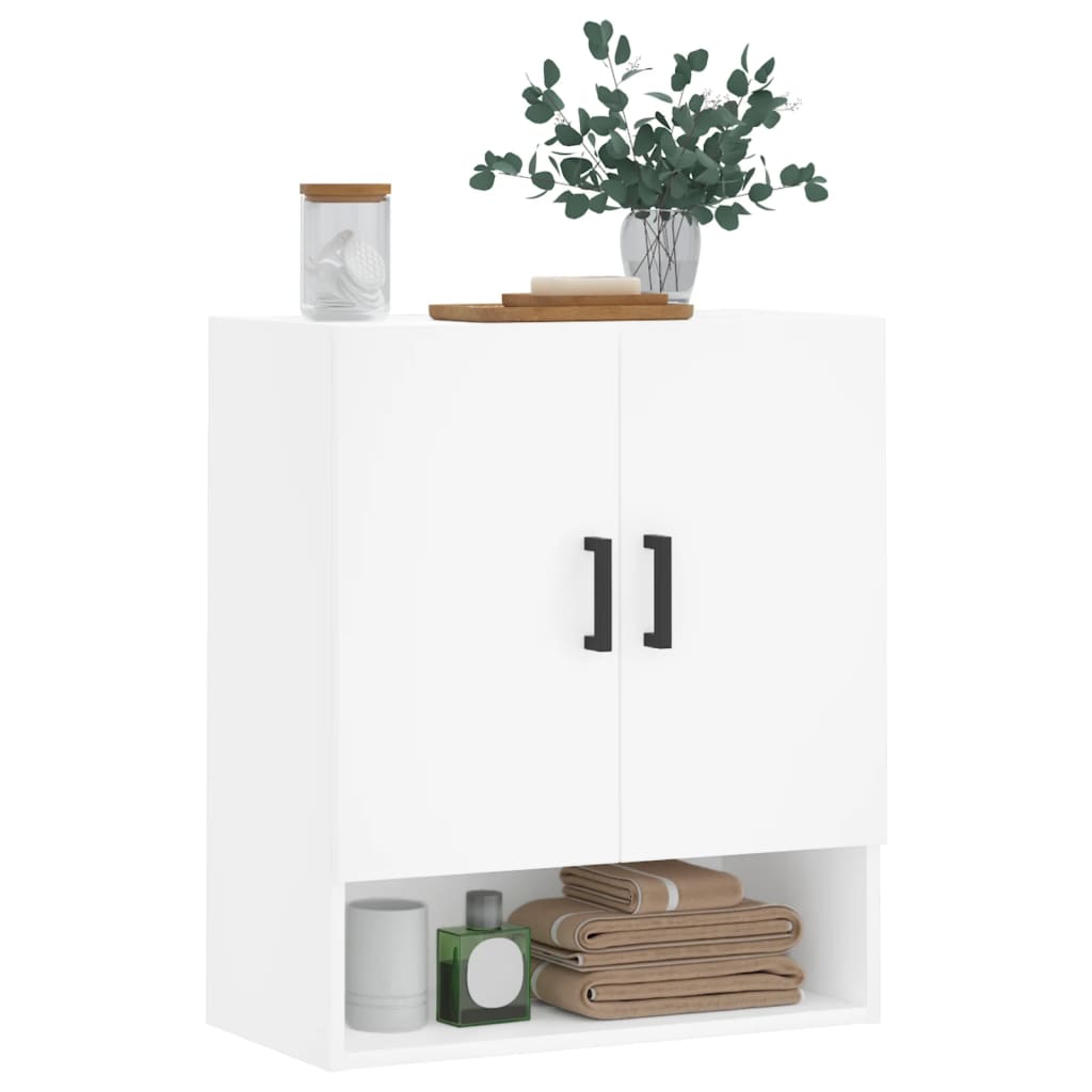 vidaXL Wall Cabinet White 60x31x70 cm Engineered Wood