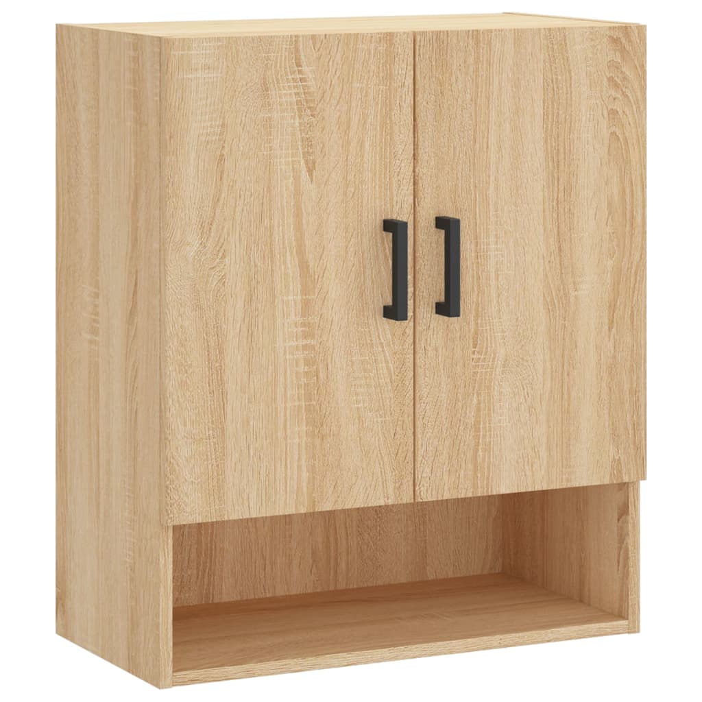VidaXL Wandkast 60x31x70 Cm Bewerkt Hout Sonoma Eikenkleurig