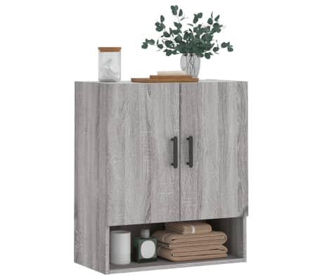 vidaXL Veggskap grå sonoma 60x31x70 cm konstruert tre
