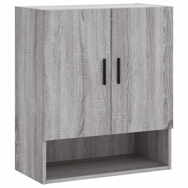 vidaXL seinakapp, hall Sonoma tamm, 60 x 31 x 70 cm, tehispuit