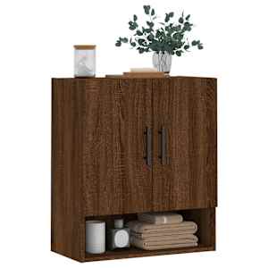 vidaXL Armoire murale ch&ecirc;ne marron 60x31x70 cm bois d'ing&eacute;nierie