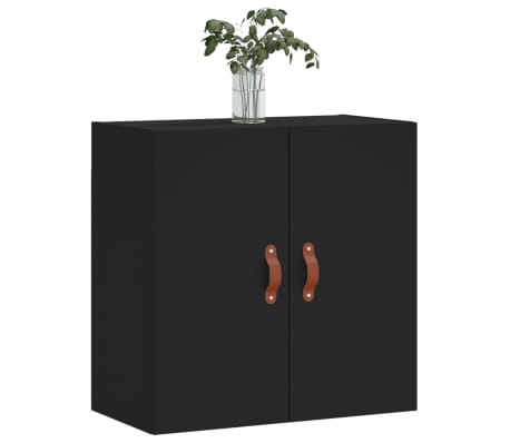 vidaXL Armoire murale noir 60x31x60 cm bois d'ingénierie