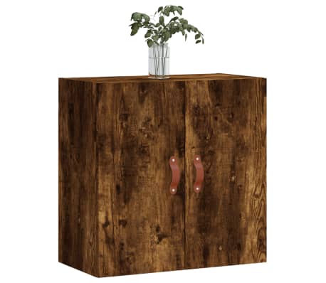 vidaXL Wandkast 60x31x60 cm bewerkt hout gerookt eikenkleurig