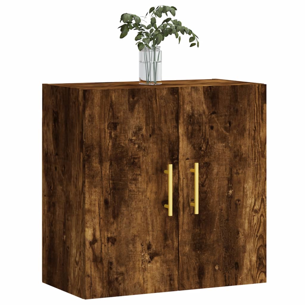 vidaXL Wall Cabinet Smoked Oak 60x31x60 cm Engineered Wood