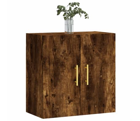 vidaXL Wall Cabinet Smoked Oak 60x31x60 cm Engineered Wood