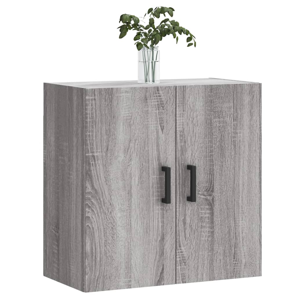 vidaXL Wandkast 60x31x60 cm bewerkt hout grijs sonoma eikenkleurig afbeelding