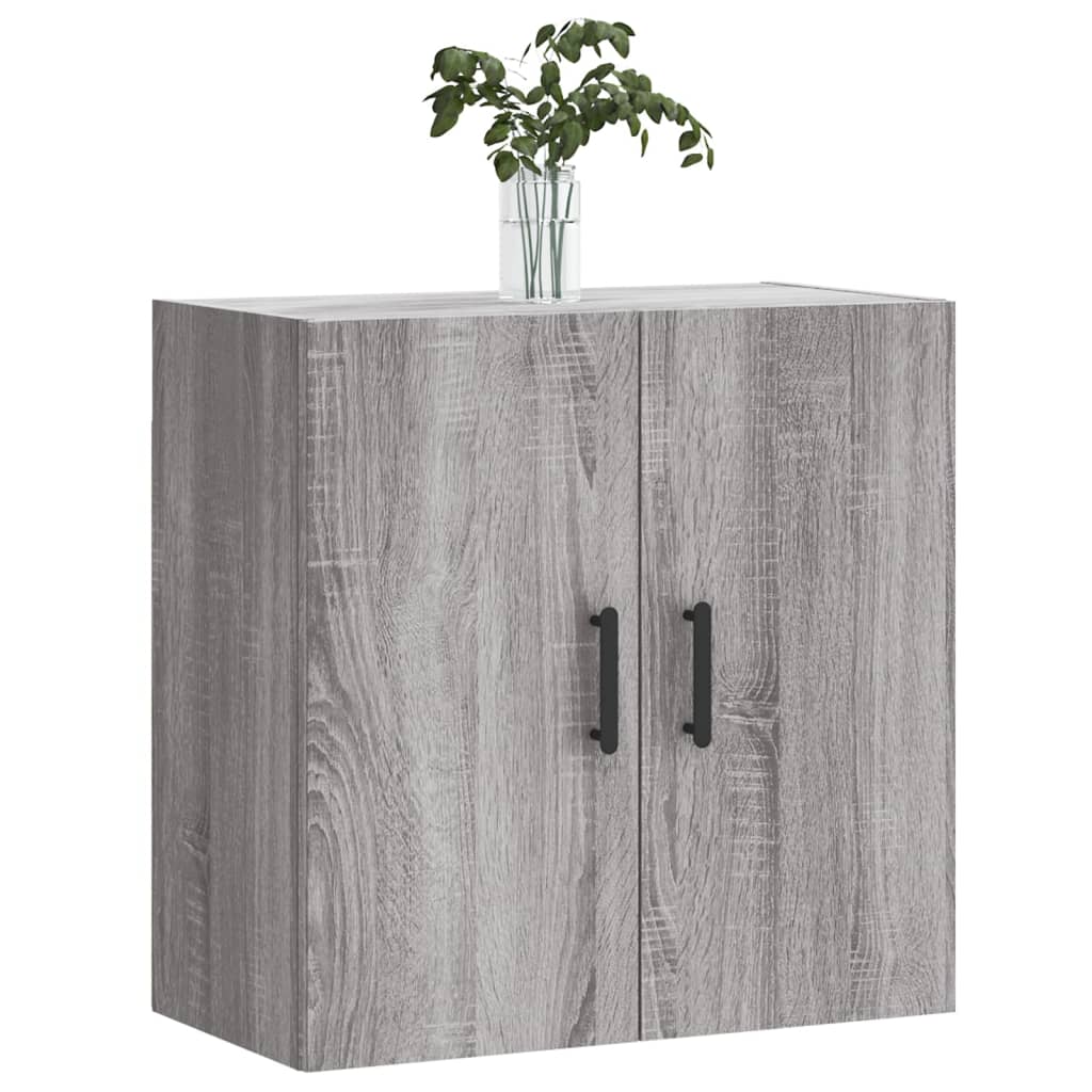 vidaXL Wandkast 60x31x60 cm bewerkt hout grijs sonoma eikenkleurig afbeelding