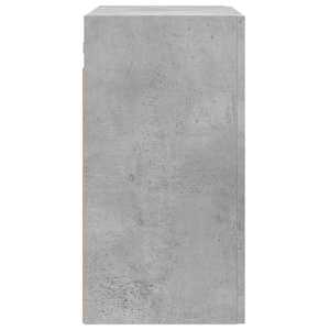 Nástěnná skříňka betonově šedá 60 x 31 x 60 cm kompozitní dřevo - obrázek 7