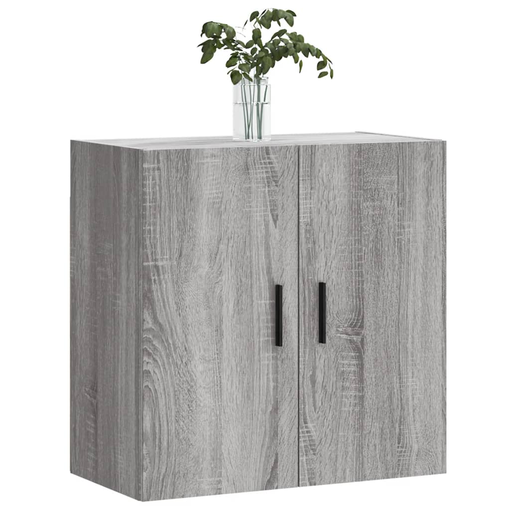 vidaXL Wandkast 60x31x60 cm bewerkt hout grijs sonoma eikenkleurig