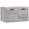 vidaXL telerikapp, hall Sonoma tamm, 60x36,5x35 cm, tehispuit