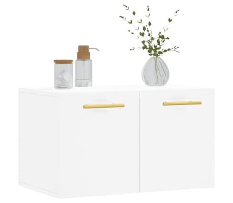 vidaXL Wandkast 60x36,5x35 cm bewerkt hout wit