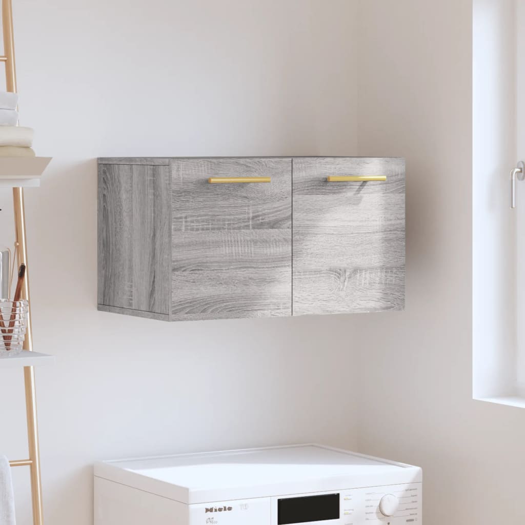 Wandschrank Grau Sonoma 60×36,5×35 cm Holzwerkstoff