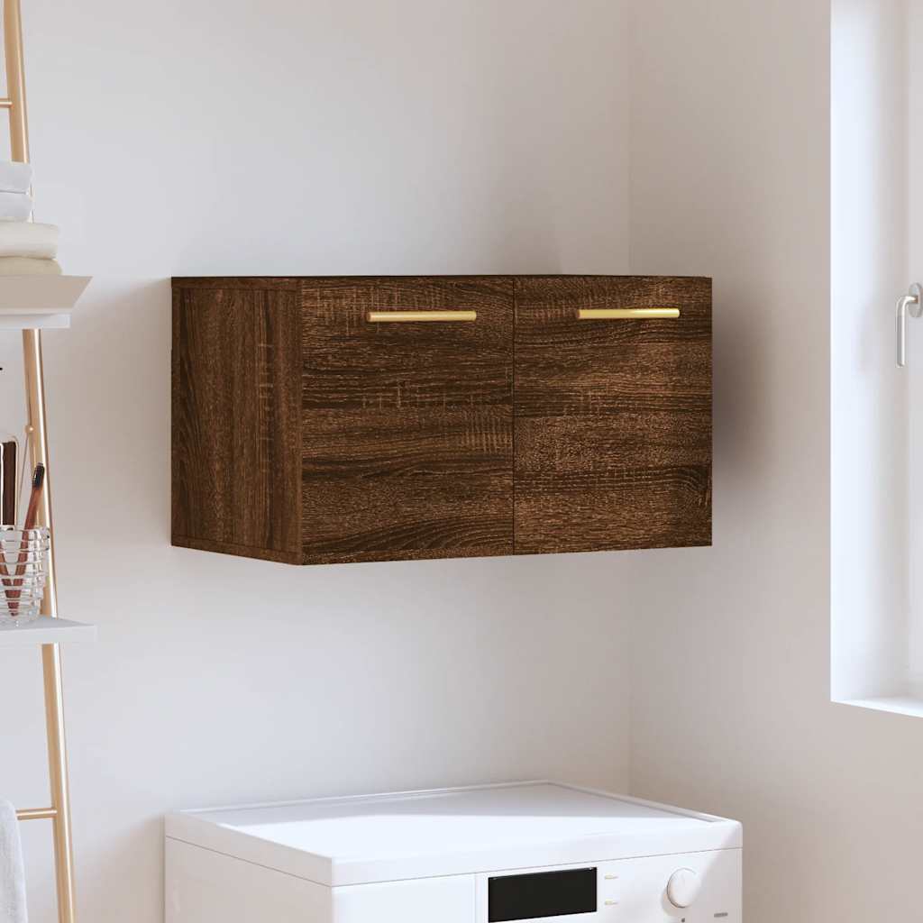 vidaXL Dulap de perete, stejar maro, 60x36,5x35 cm, lemn prelucrat