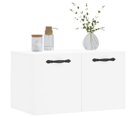 vidaXL Arm&aacute;rio de parede 60x36,5x35 cm derivados de madeira branco