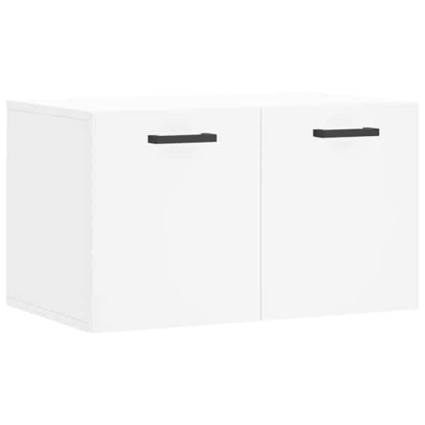 vidaXL seinakapp, valge, 60 x 36,5 x 35 cm, tehispuit