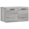 vidaXL telerikapp, hall Sonoma tamm, 60x36,5x35 cm, tehispuit