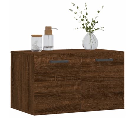 vidaXL Armoire murale Ch&ecirc;ne marron 60x36,5x35 cm Bois d'ing&eacute;nierie