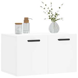 vidaXL Wandschrank Wei&szlig; 60x36,5x35 cm Holzwerkstoff