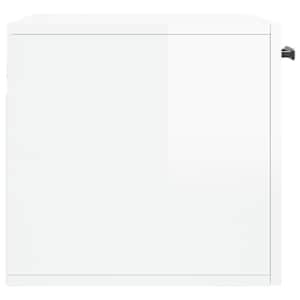 Nástěnná skříňka bílá s vysokým leskem 60x36,5x35 cm kompozit - obrázek 7