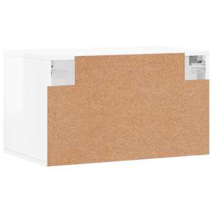 Nástěnná skříňka bílá s vysokým leskem 60x36,5x35 cm kompozit - obrázek 8