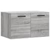 vidaXL telerikapp, hall Sonoma tamm, 60x36,5x35 cm, tehispuit
