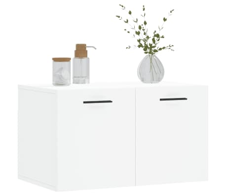 vidaXL Veggskap hvit 60x36,5x35 cm konstruert tre