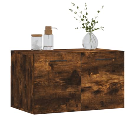 vidaXL Armoire murale Ch&ecirc;ne fum&eacute; 60x36,5x35 cm Bois d'ing&eacute;nierie