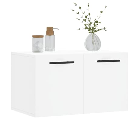 vidaXL Arm&aacute;rio de parede 60x36,5x35 cm derivados de madeira branco