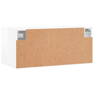 Nástěnná skříňka bílá s vysokým leskem 80x36,5x35 cm kompozit - obrázek 8