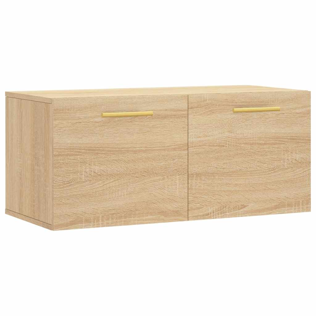 vidaXL Nástěnná skříňka dub sonoma 80 x 36,5 x 35 cm kompozitní dřevo