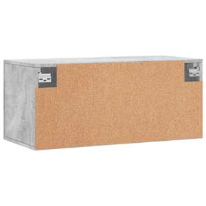 Nástěnná skříňka betonově šedá 80x36,5x35 cm kompozitní dřevo - obrázek 8