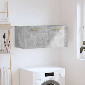 Nástěnná skříňka betonově šedá 80x36,5x35 cm kompozitní dřevo - obrázek 1