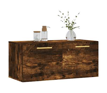vidaXL Wandschrank R&auml;uchereiche 80x36,5x35 cm Holzwerkstoff