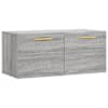 vidaXL telerikapp, hall Sonoma tamm, 80 x 36,5 x 35 cm, tehispuit
