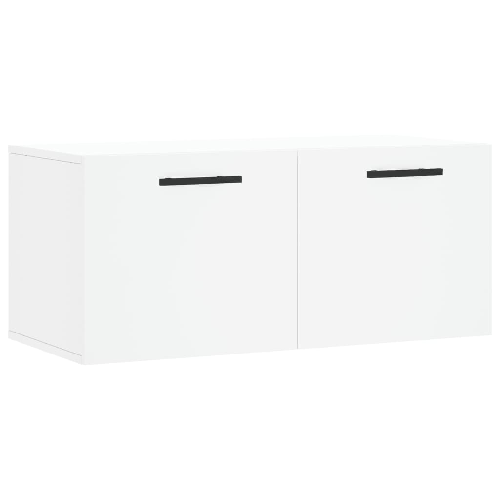 vidaXL Nástěnná skříňka bílá 80 x 36,5 x 35 cm kompozitní dřevo