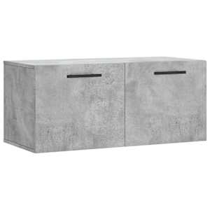 Nástěnná skříňka betonově šedá 80x36,5x35 cm kompozitní dřevo - obrázek 2