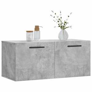 Nástěnná skříňka betonově šedá 80x36,5x35 cm kompozitní dřevo - obrázek 3