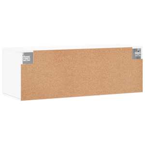 Nástěnná skříňka bílá 100 x 36,5 x 35 cm kompozitní dřevo - obrázek 8