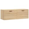 vidaXL seinakapp, Sonoma tamm, 100 x 36,5 x 35 cm, tehispuit