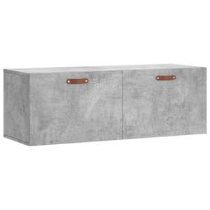 Nástěnná skříňka betonově šedá 100x36,5x35 cm kompozitní dřevo - obrázek 2