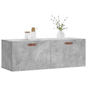 Nástěnná skříňka betonově šedá 100x36,5x35 cm kompozitní dřevo - obrázek 9