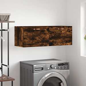 Nástěnná skříňka kouřový dub 100x36,5x35 cm kompozitní dřevo - obrázek 1