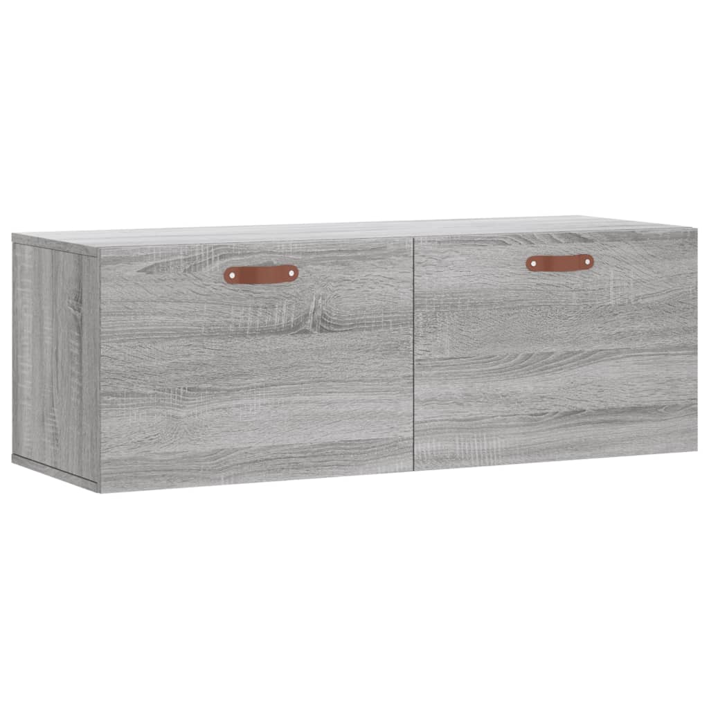 vidaXL Nástěnná skříňka šedá sonoma 100x36,5x35 cm kompozitní dřevo