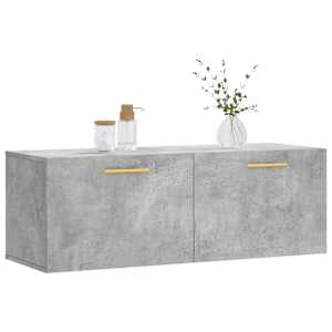 Nástěnná skříňka betonově šedá 100x36,5x35 cm kompozitní dřevo - obrázek 3