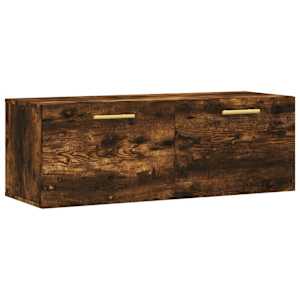 Nástěnná skříňka kouřový dub 100x36,5x35 cm kompozitní dřevo - obrázek 2