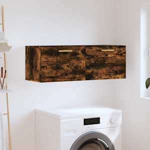 Nástěnná skříňka kouřový dub 100x36,5x35 cm kompozitní dřevo - obrázek 1