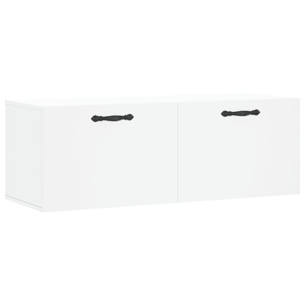 vidaXL Nástěnná skříňka bílá 100 x 36,5 x 35 cm kompozitní dřevo