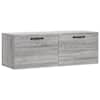 vidaXL seinakapp, hall Sonoma tamm 100 x 36,5 x 35 cm tehispuit