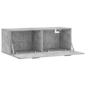 Nástěnná skříňka betonově šedá 100x36,5x35 cm kompozitní dřevo - obrázek 6