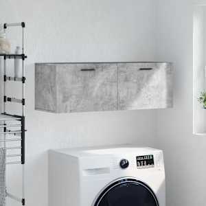 Nástěnná skříňka betonově šedá 100x36,5x35 cm kompozitní dřevo - obrázek 1